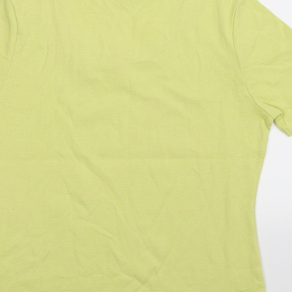 Country Casuals Womens Green Basic T-Shirt Size S