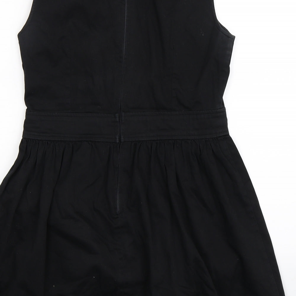GLASSONS Womens Black Fit & Flare Size 10