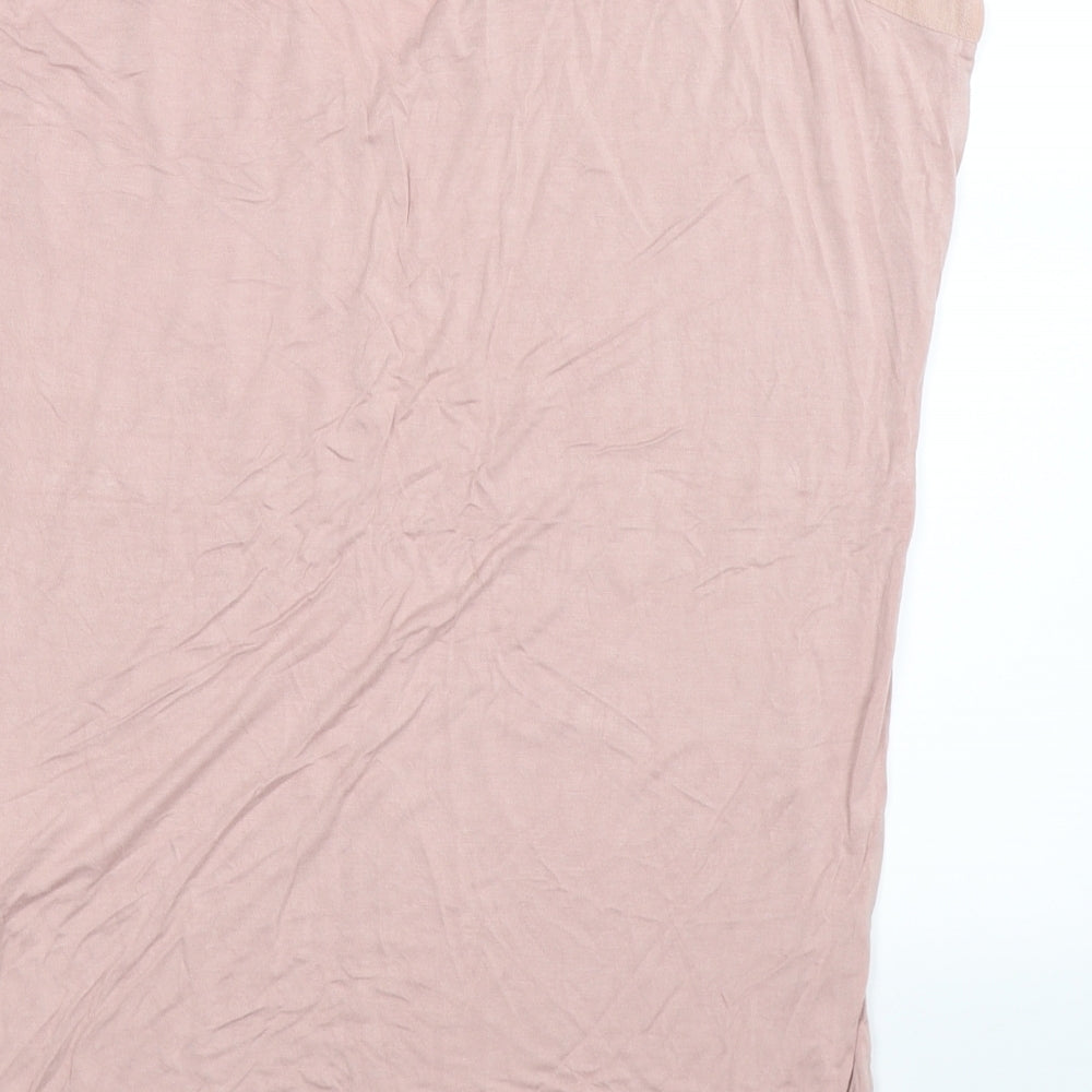 Zara Womens Pink Basic Tank Size M