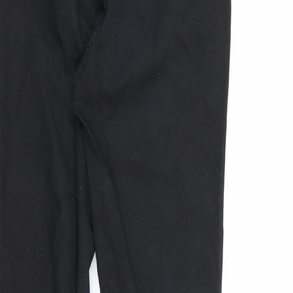 H&M Womens Black Denim Skinny Jeans Size 6 L26 in