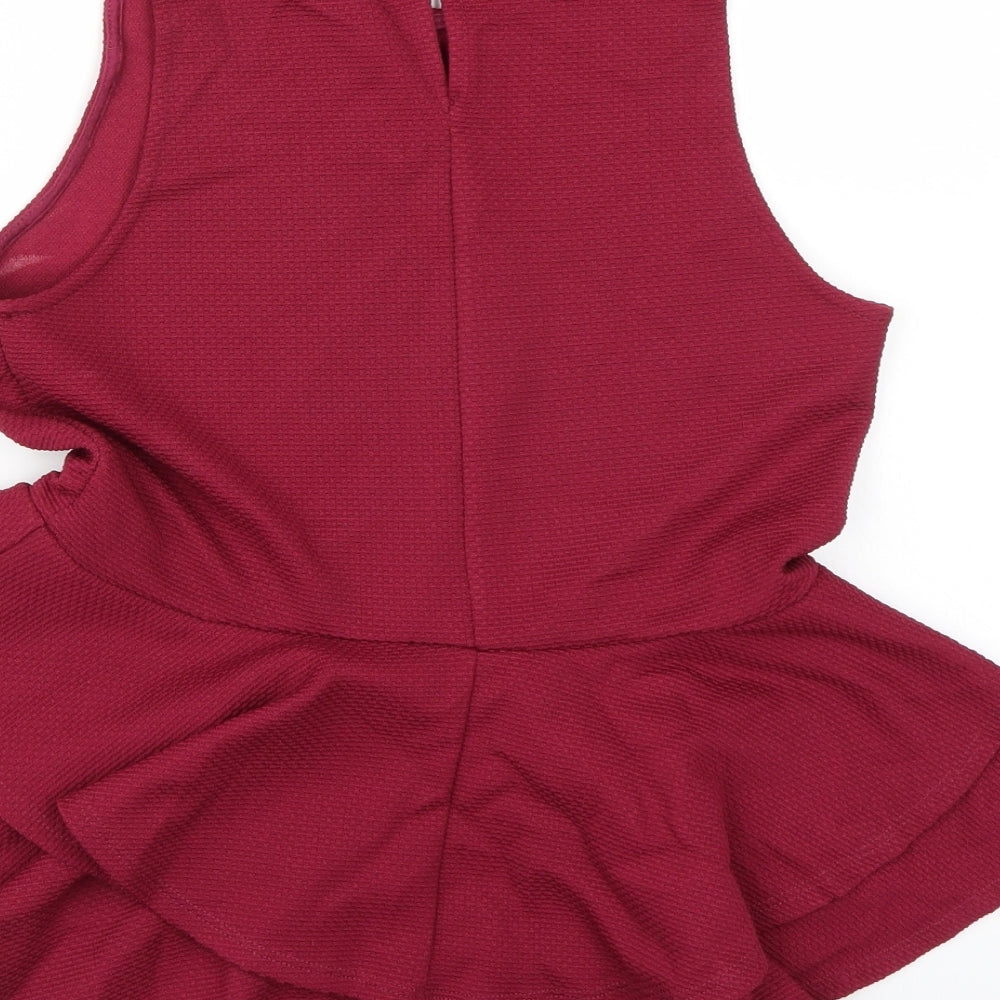 Miss Selfridge Womens Purple Camisole Tank Size 12