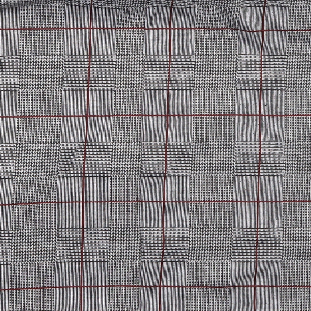 Primark Womens Grey Check A-Line Skirt Size 14