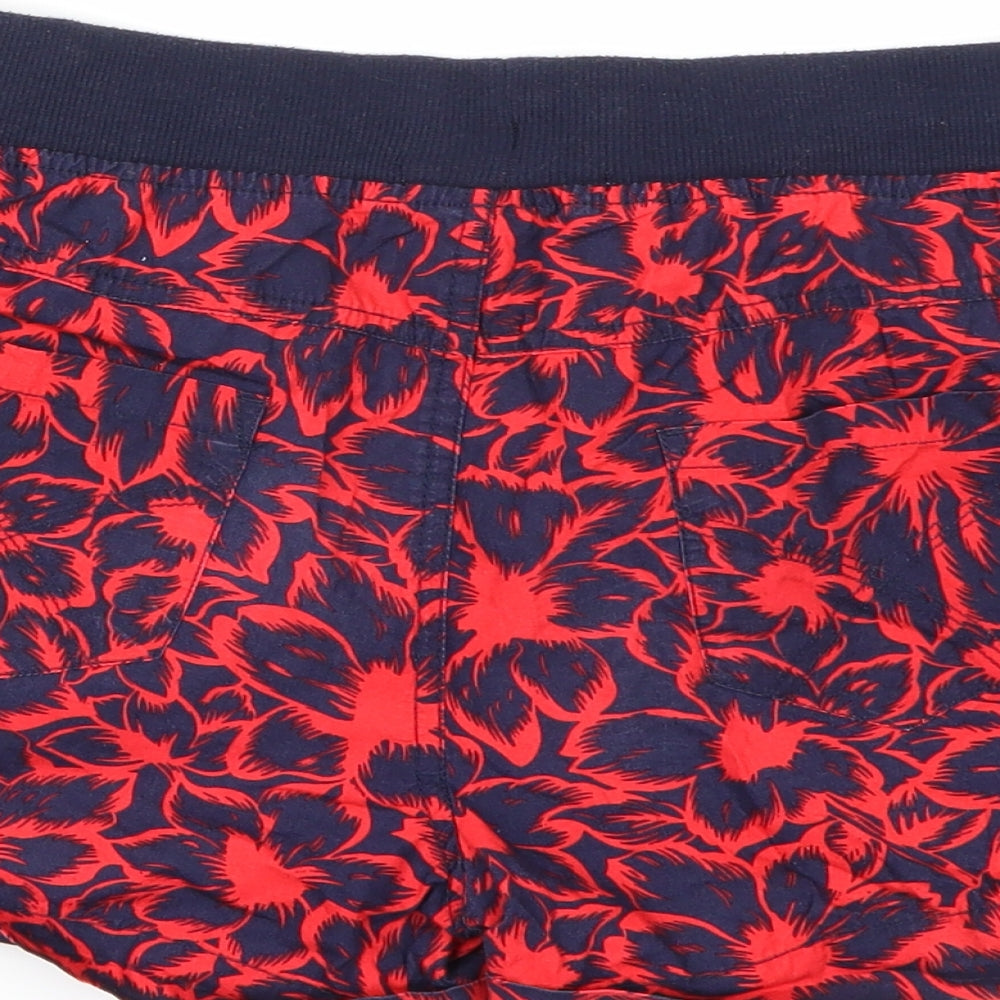 Atmosphere Womens Blue Floral Sweat Shorts Size 8