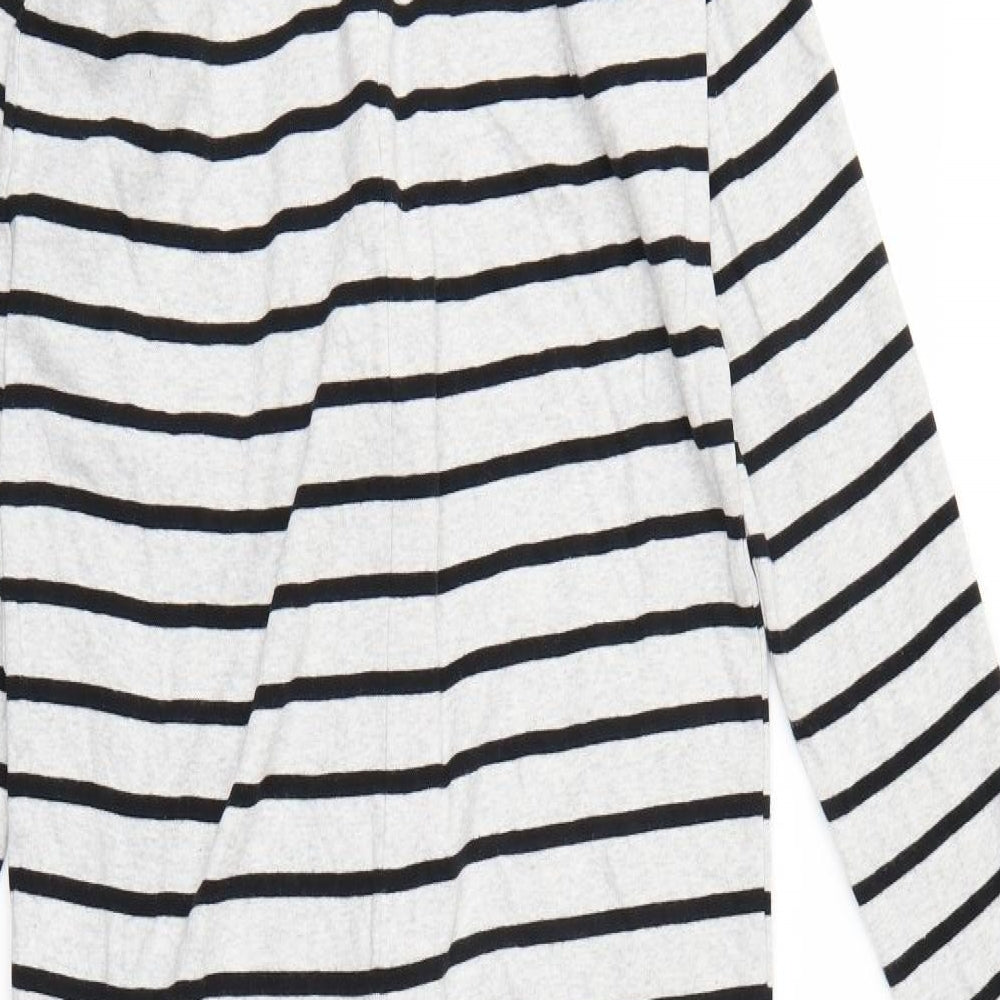Marks and Spencer Girls Grey Striped Top One Piece Size 13-14 Years - All in One