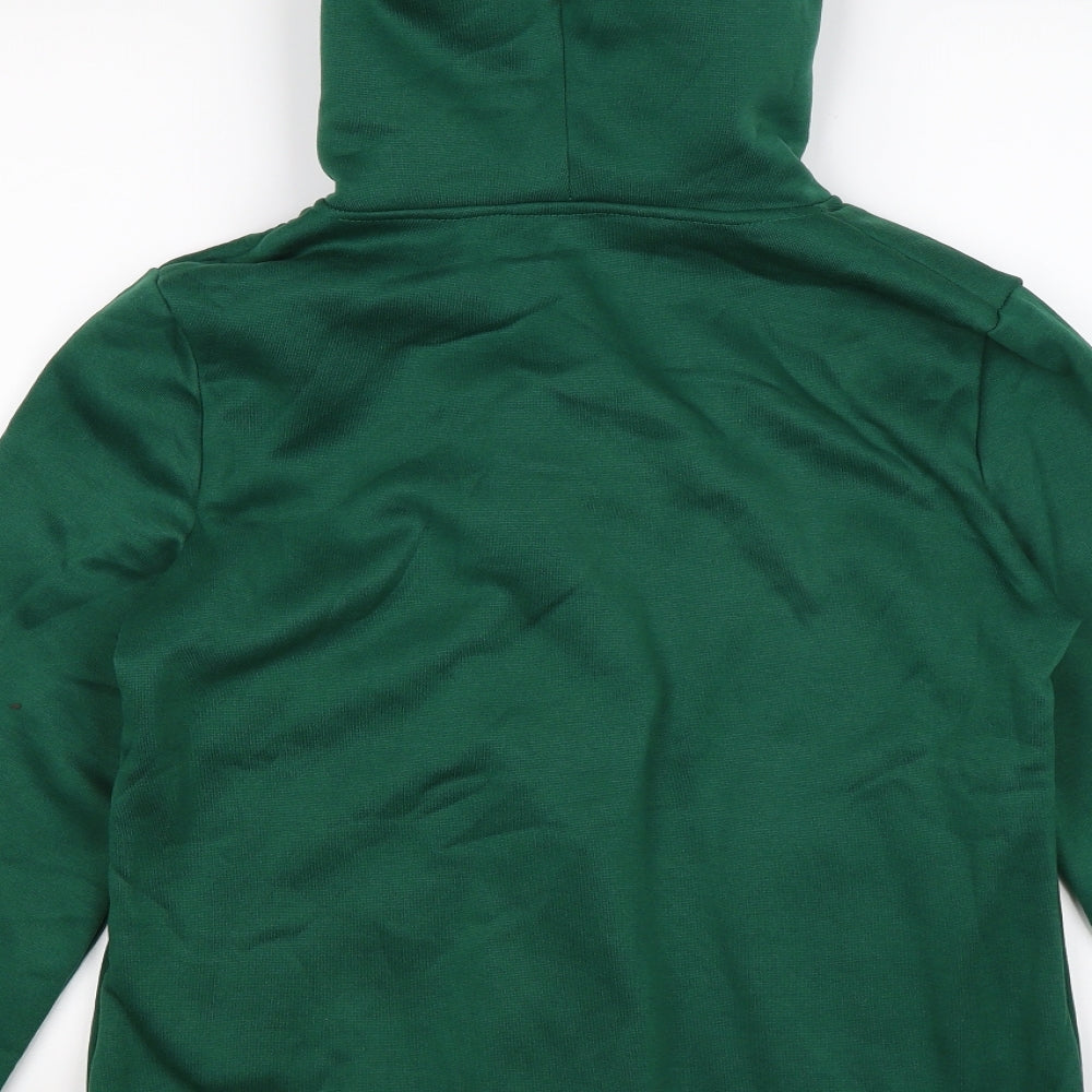 Preworn Boys Green Full Zip Hoodie Size XL