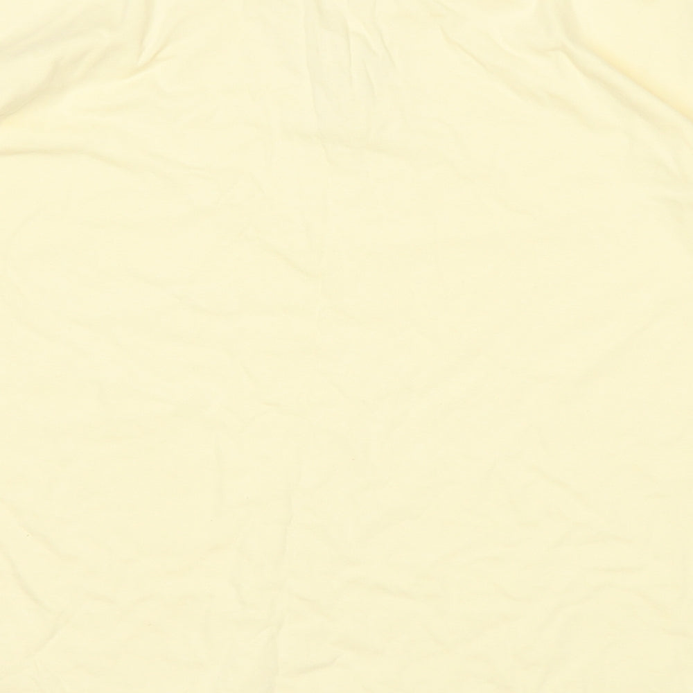BHS Womens Yellow Basic T-Shirt Size 14