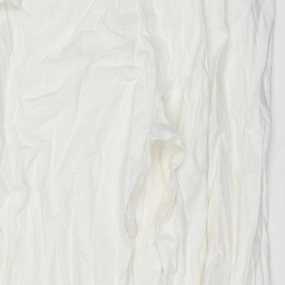 F&F Womens White Chino Shorts Size 16