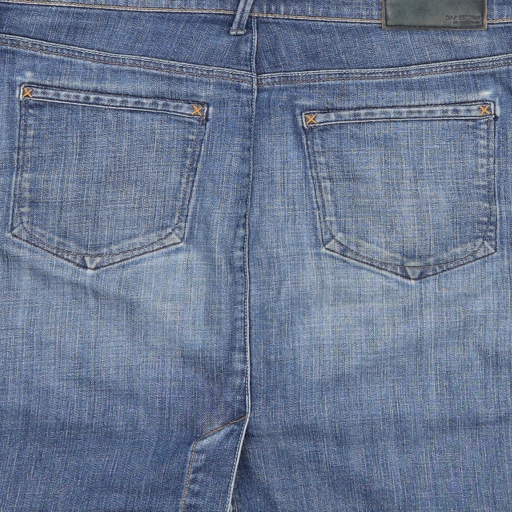 Gap Womens Blue Denim Straight & Pencil Skirt Size 10