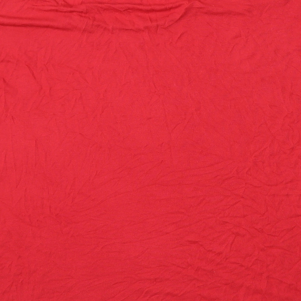 Phase Eight Womens Red Basic T-Shirt Size 12