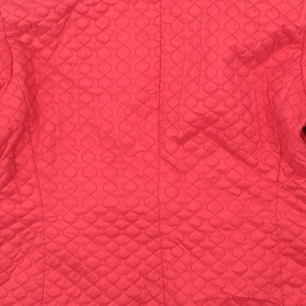Steilmann Womens Red Jacket Coat Size 14
