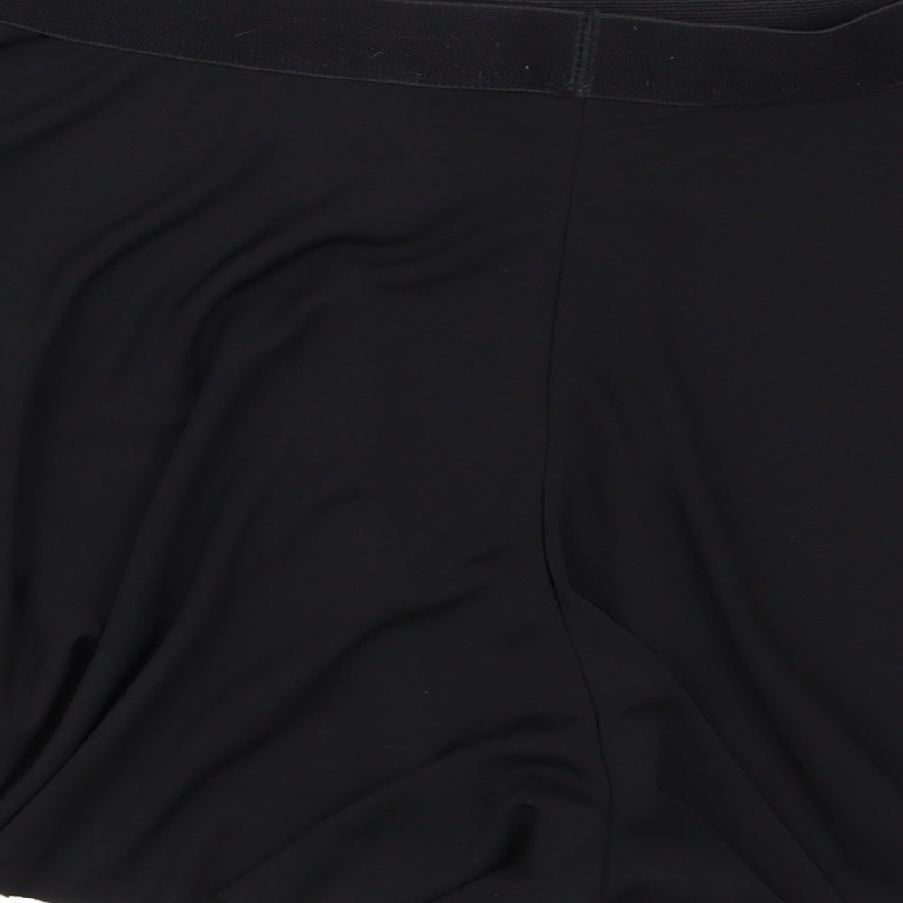 H&M Womens Black Paperbag Shorts Size L