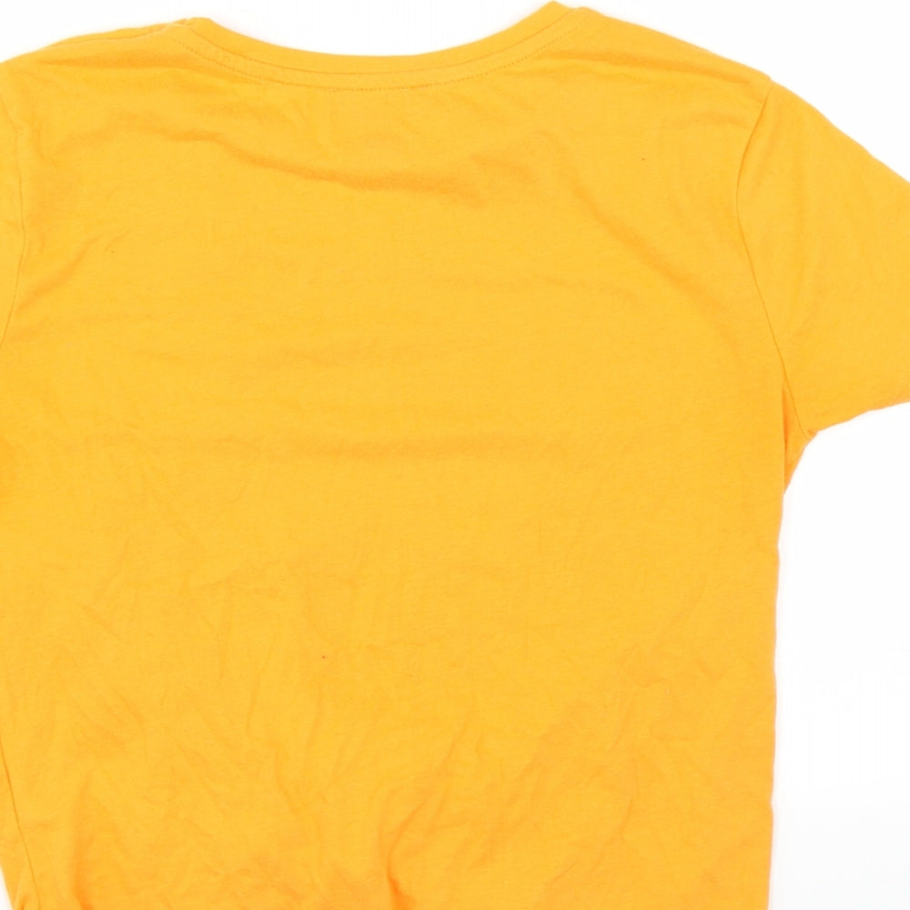 Primark Womens Orange Basic T-Shirt Size XS