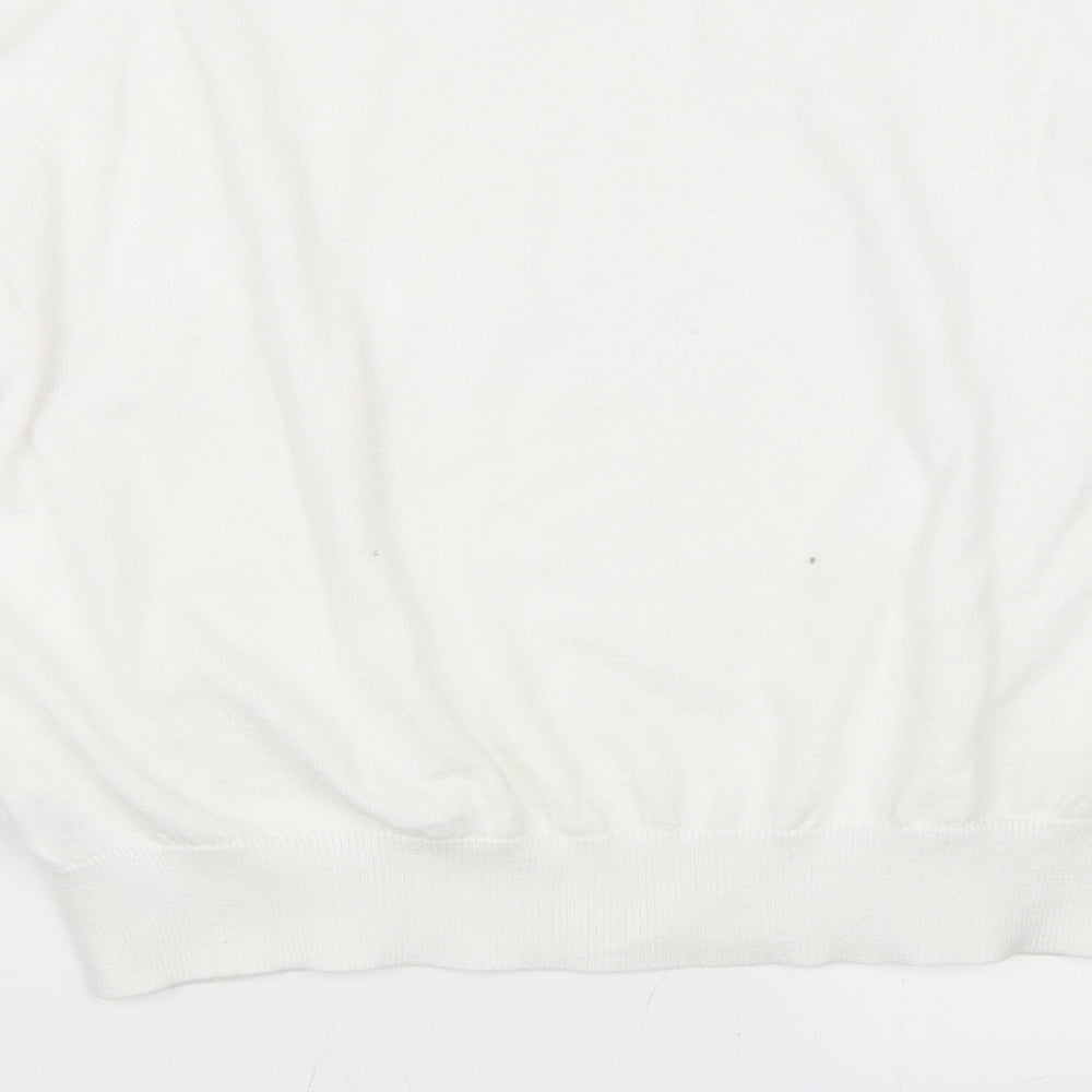 Miss Selfridge Womens Ivory Pullover Jumper Size 14