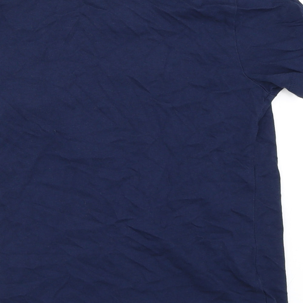 H&M Boys Blue Basic T-Shirt Size 4-5 Years