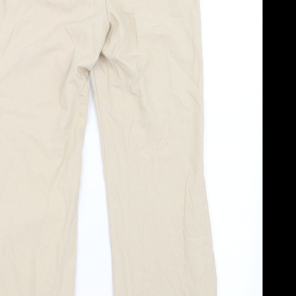 Marks and Spencer Womens Beige Trousers Size 10 L27 in