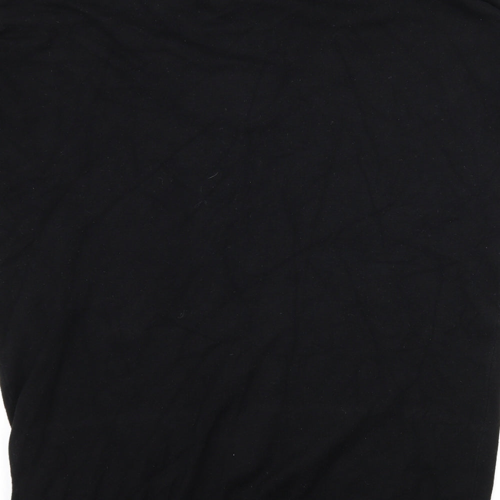 Soaked in Luxury Womens Black Knit Pullover Jumper Size XS