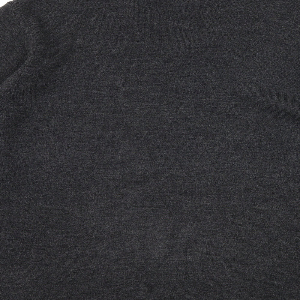 Hutson Harbour Mens Grey Knit Pullover Jumper Size L