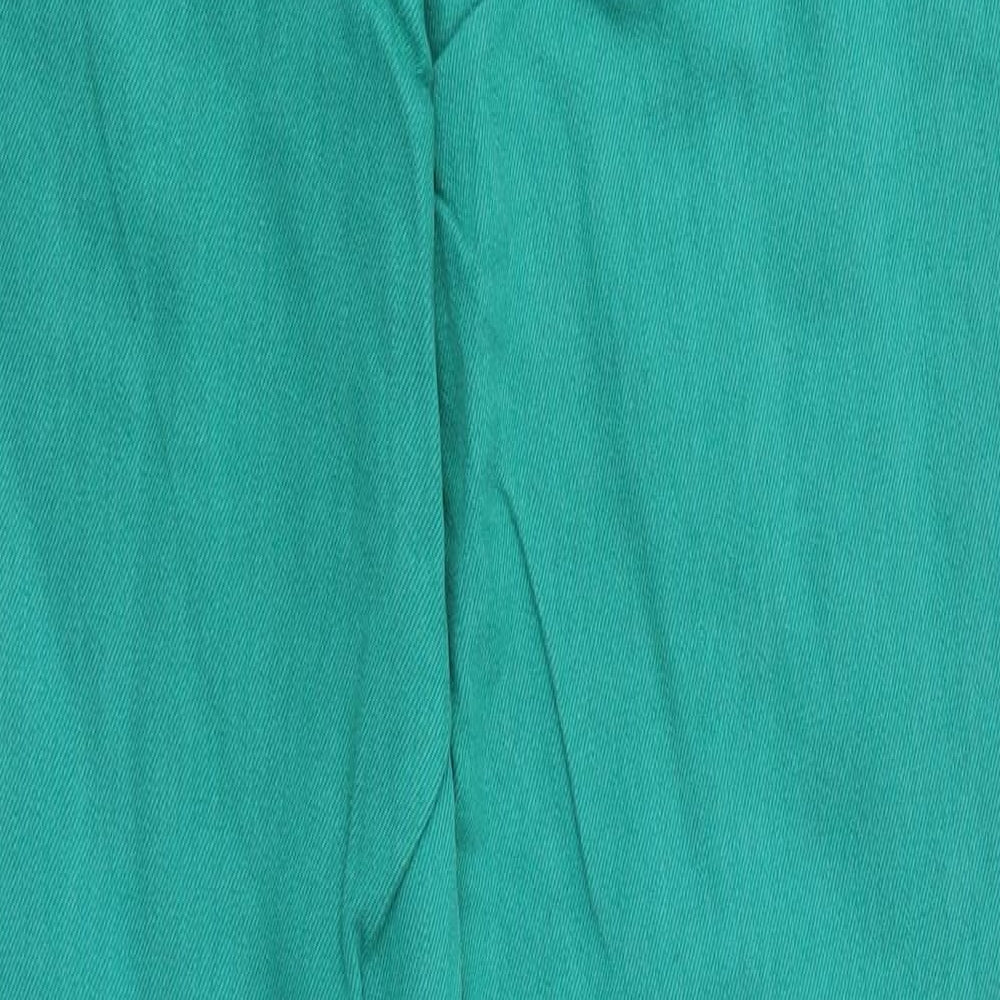 Divided Womens Green Denim Straight Jeans Size 8 L28 in