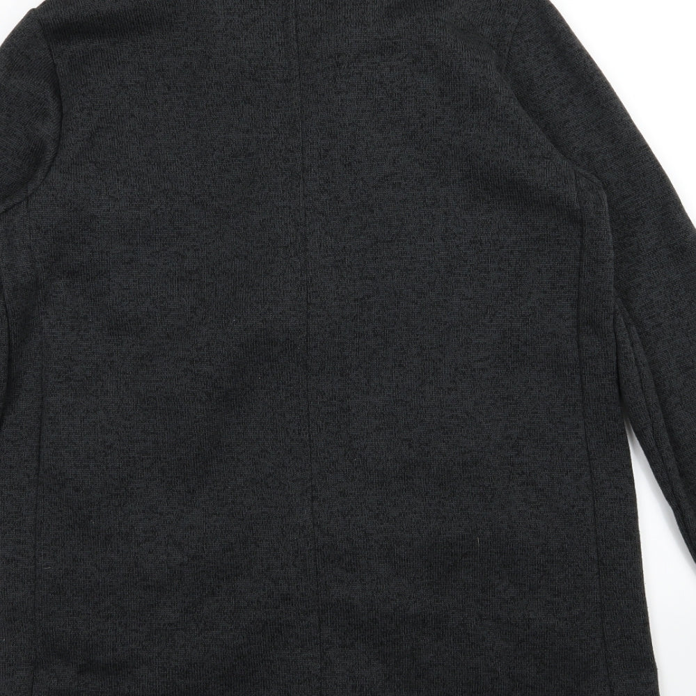 Land's End Womens Grey Knit Jacket Size M