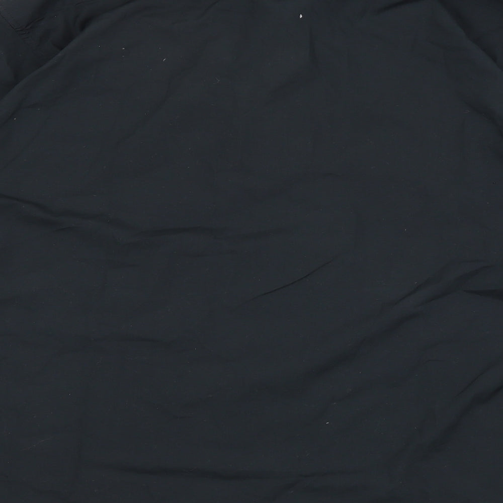 Marks and Spencer Mens Black Button-Up Size M