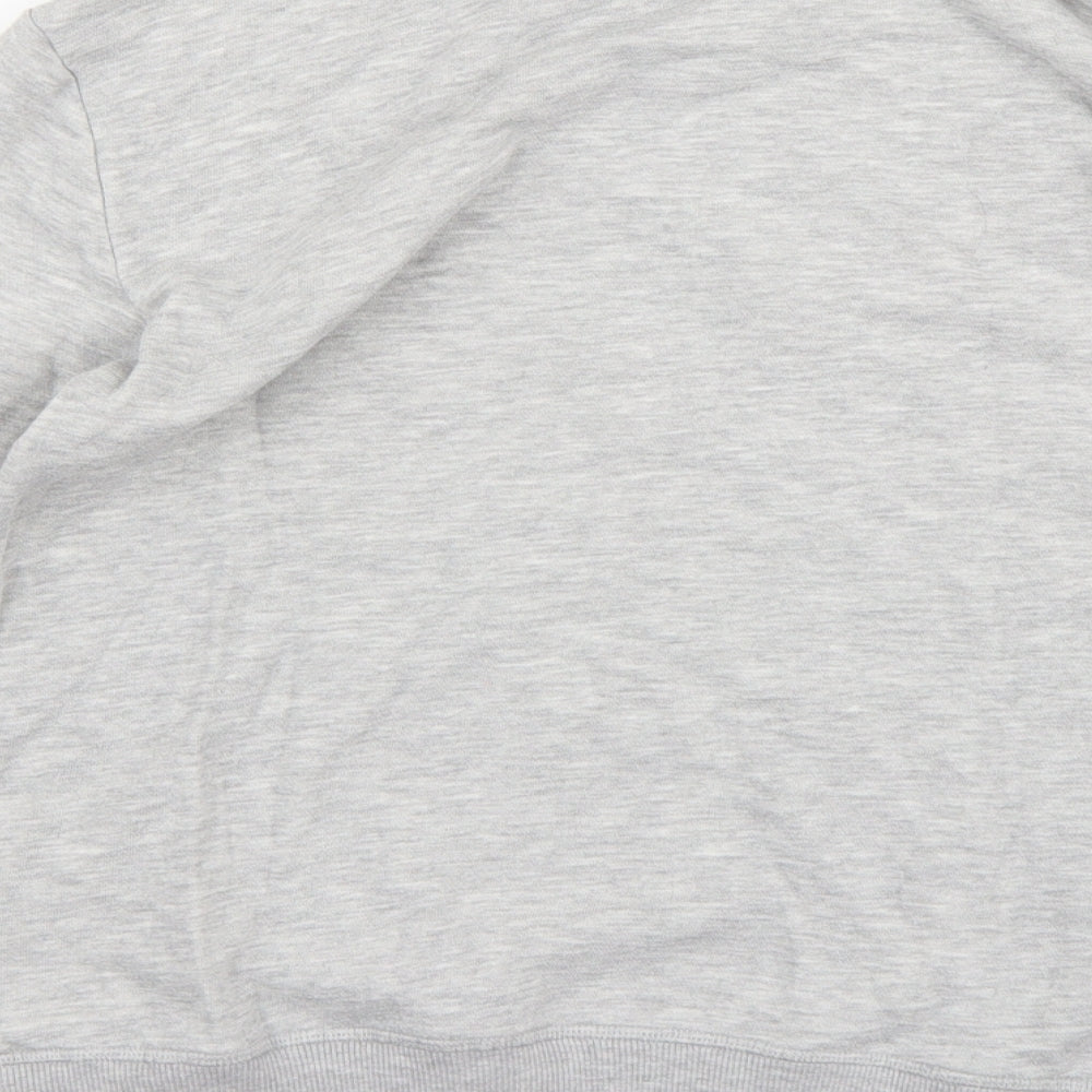 H&M Boys Grey Jersey Pullover Sweatshirt Size 11 Years