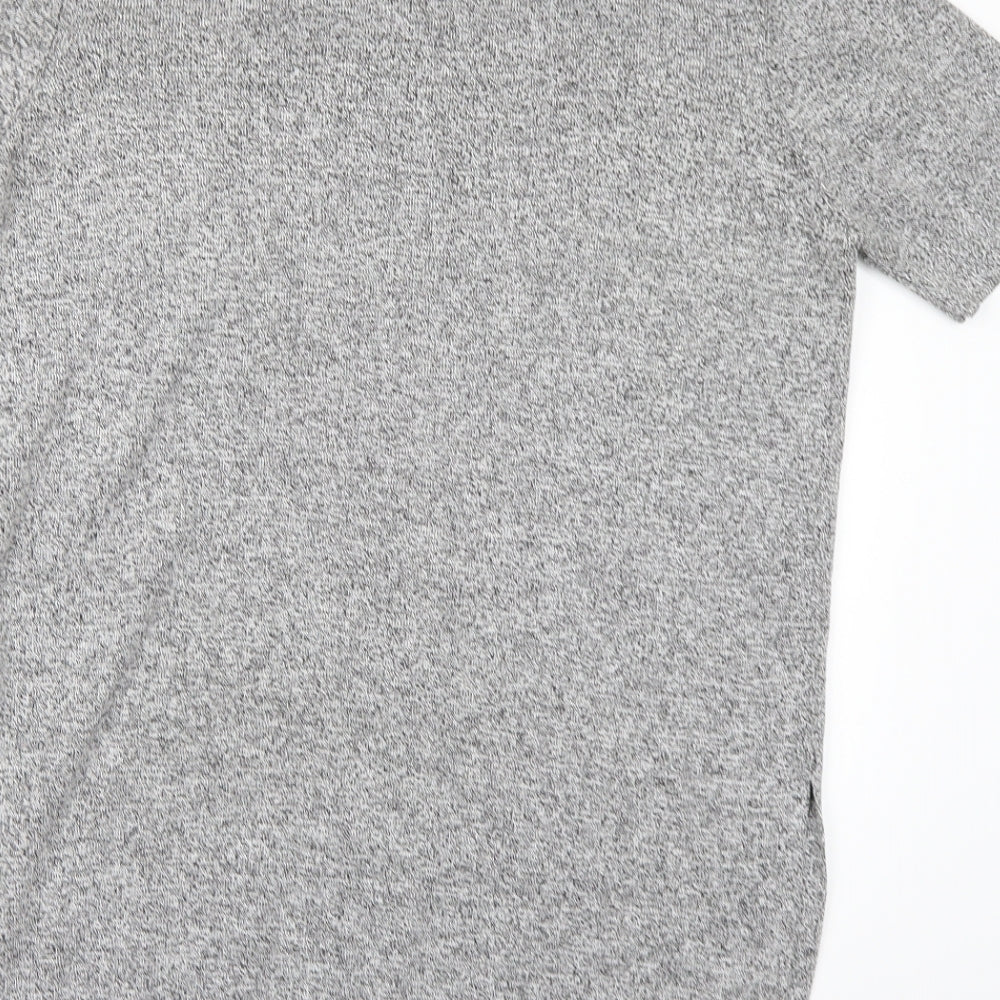 Topshop Womens Grey Knit Pullover Jumper Size 10
