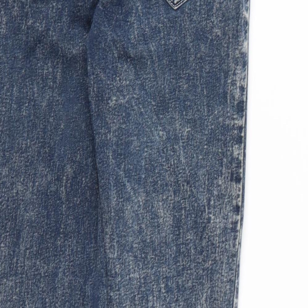 Kylie Girls Blue Denim Skinny Jeans Size 12 Years - Acid Wash
