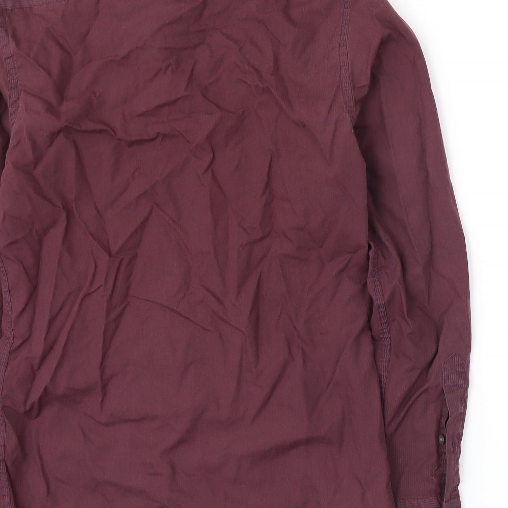 River Island Mens Purple Button-Up Size S