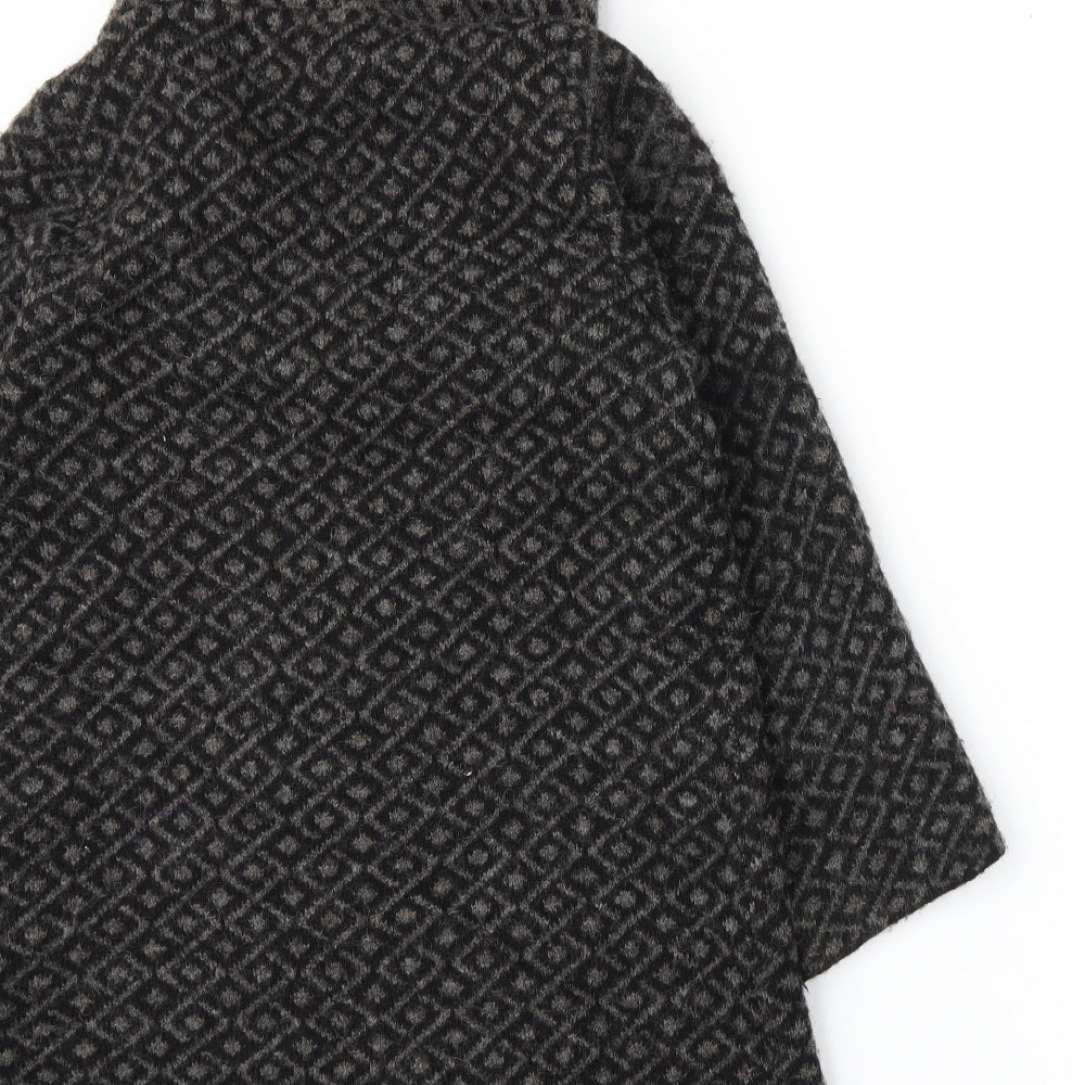 Ellen Tracy Womens Grey Argyle/Diamond Knit Pullover Jumper Size S