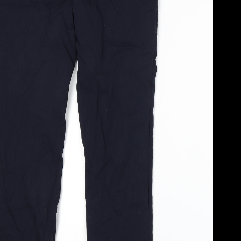 Cleo Womens Blue Trousers Size M L27 in