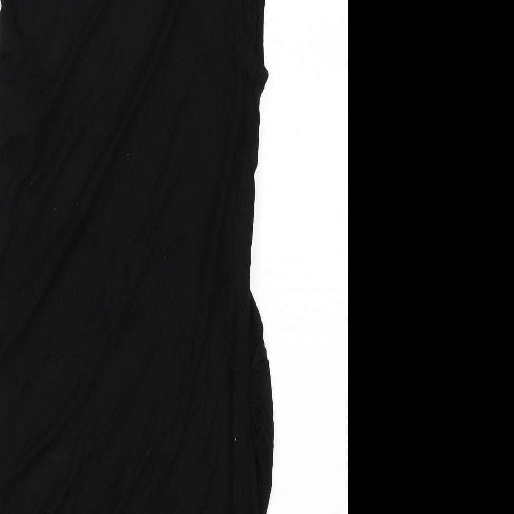 Ann Taylor Womens Black Basic T-Shirt Size XS