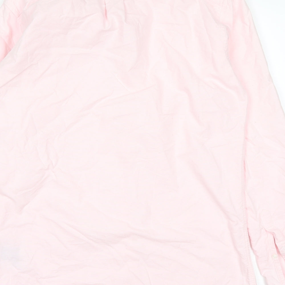 uni Mens Pink Dress Shirt Size S