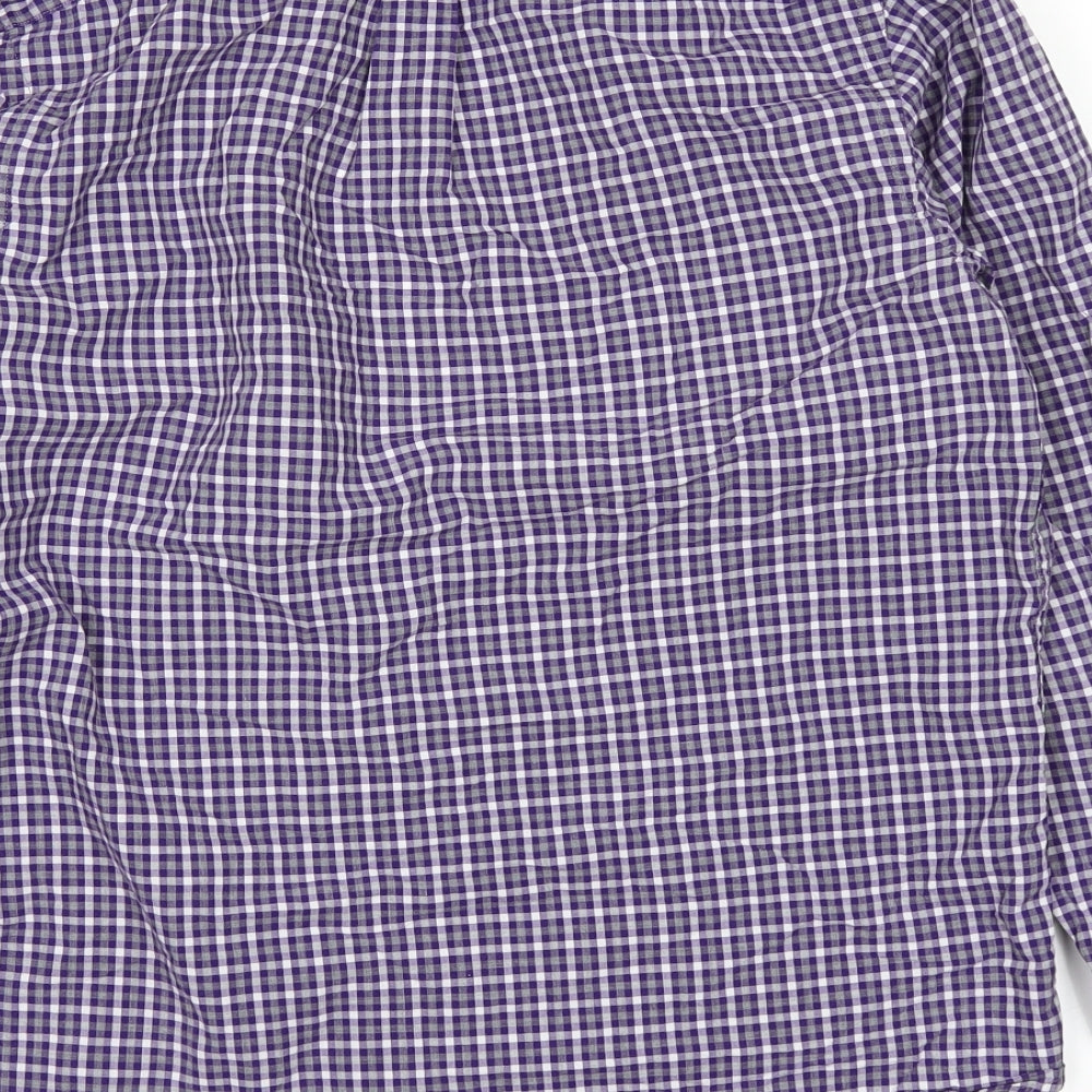 Agape Mens Purple Dress Shirt Size XS