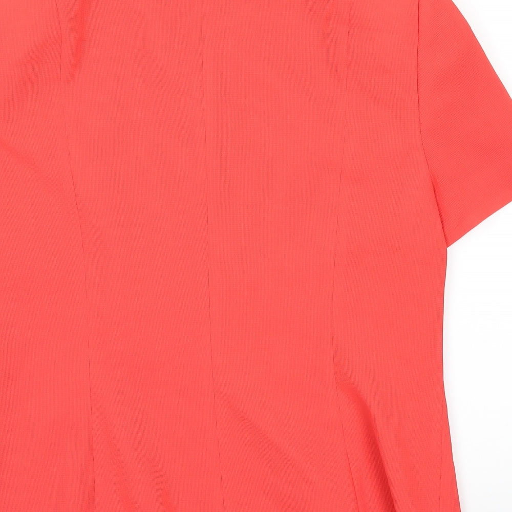 Precis Womens Orange Jacket Size 14
