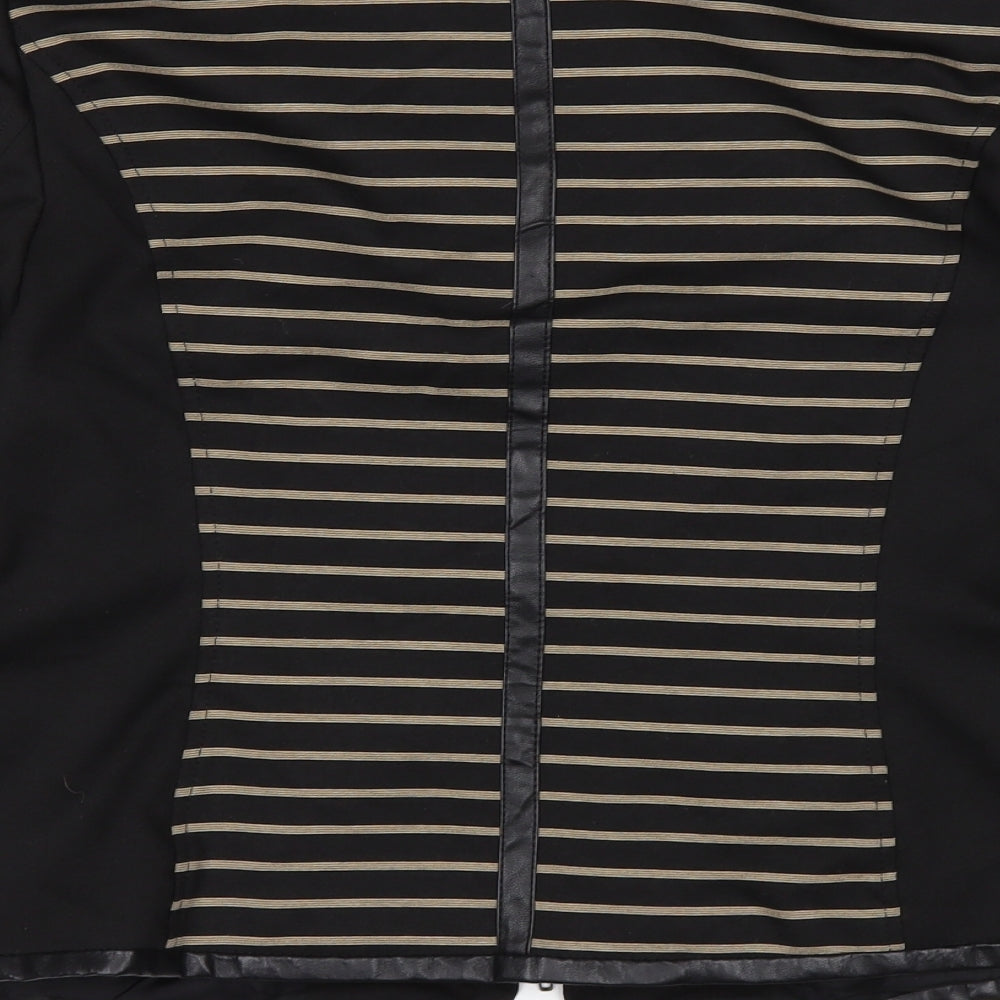 Bianca Womens Black Jacket Size 14
