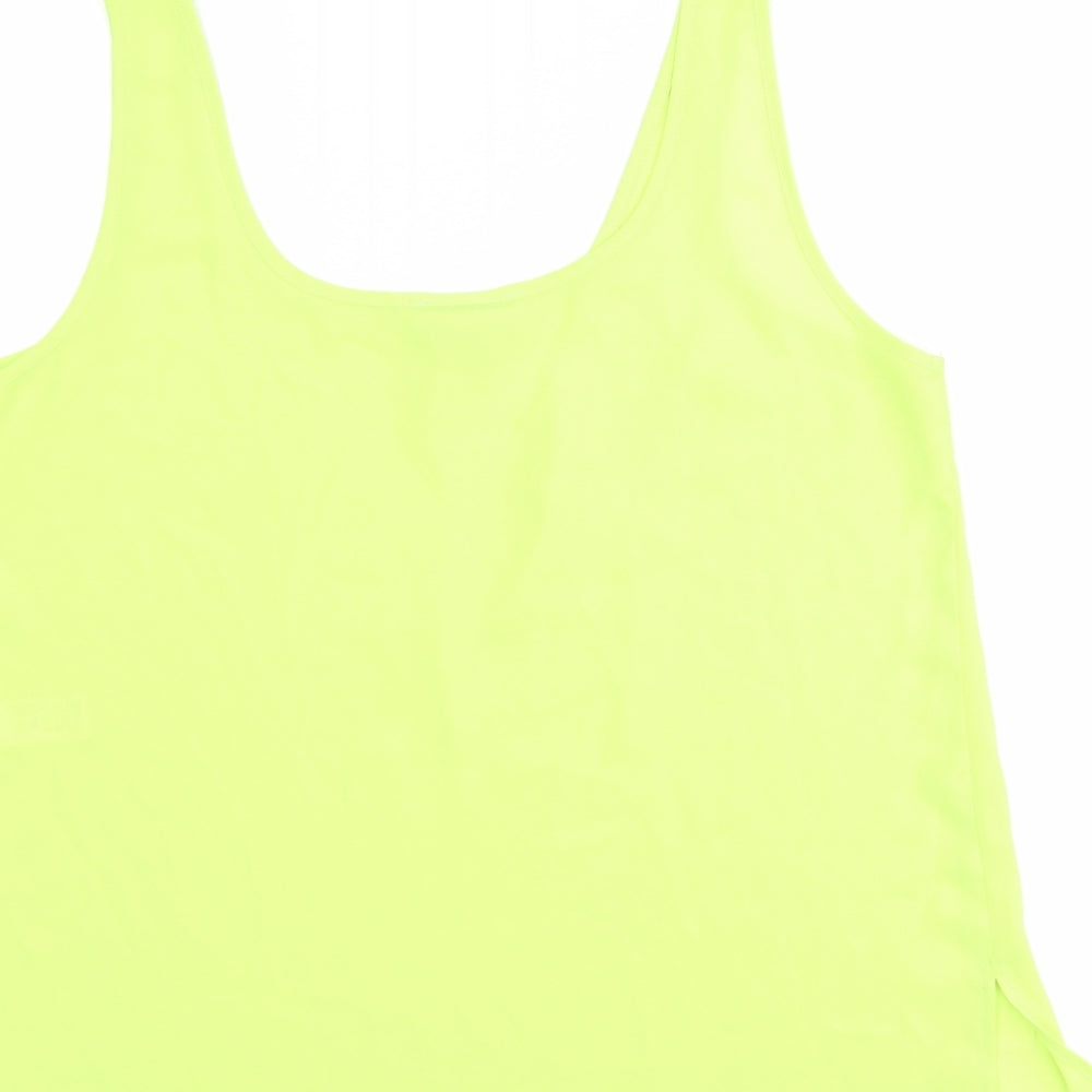 Topshop Womens Green Basic Tank Size 8