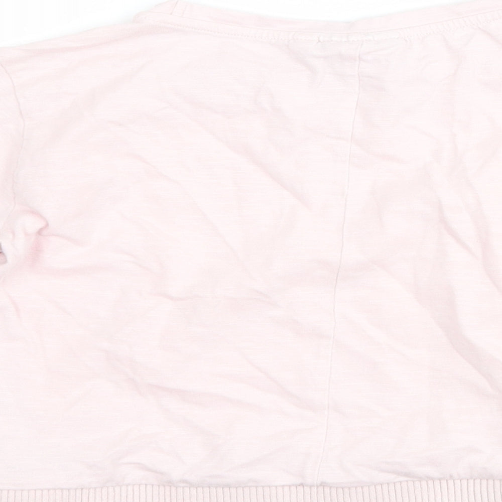 NEXT Girls Pink Basic T-Shirt Size 6 Years