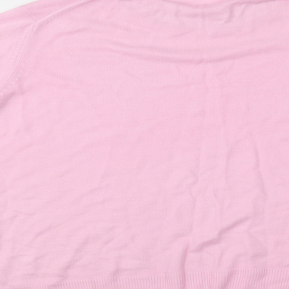 Marks and Spencer Womens Pink Pullover Jumper Size 18