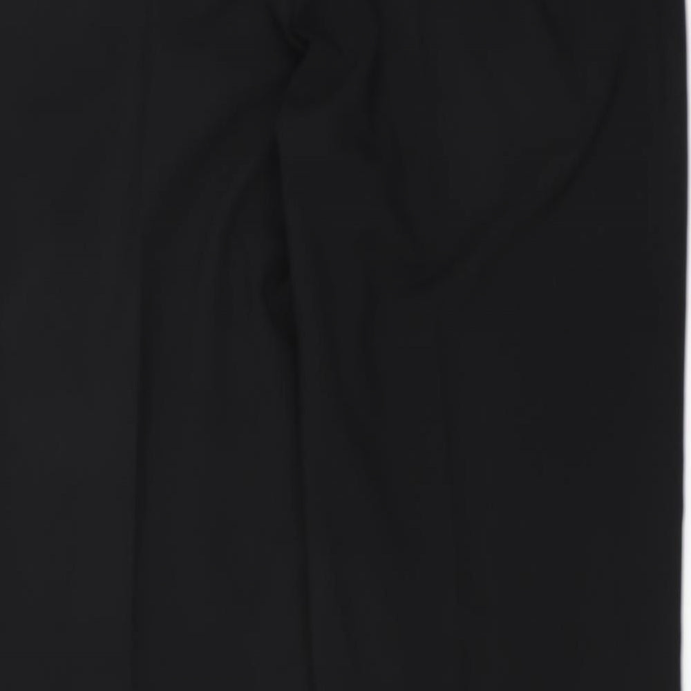 George Womens Black Trousers Size 42 L30 in