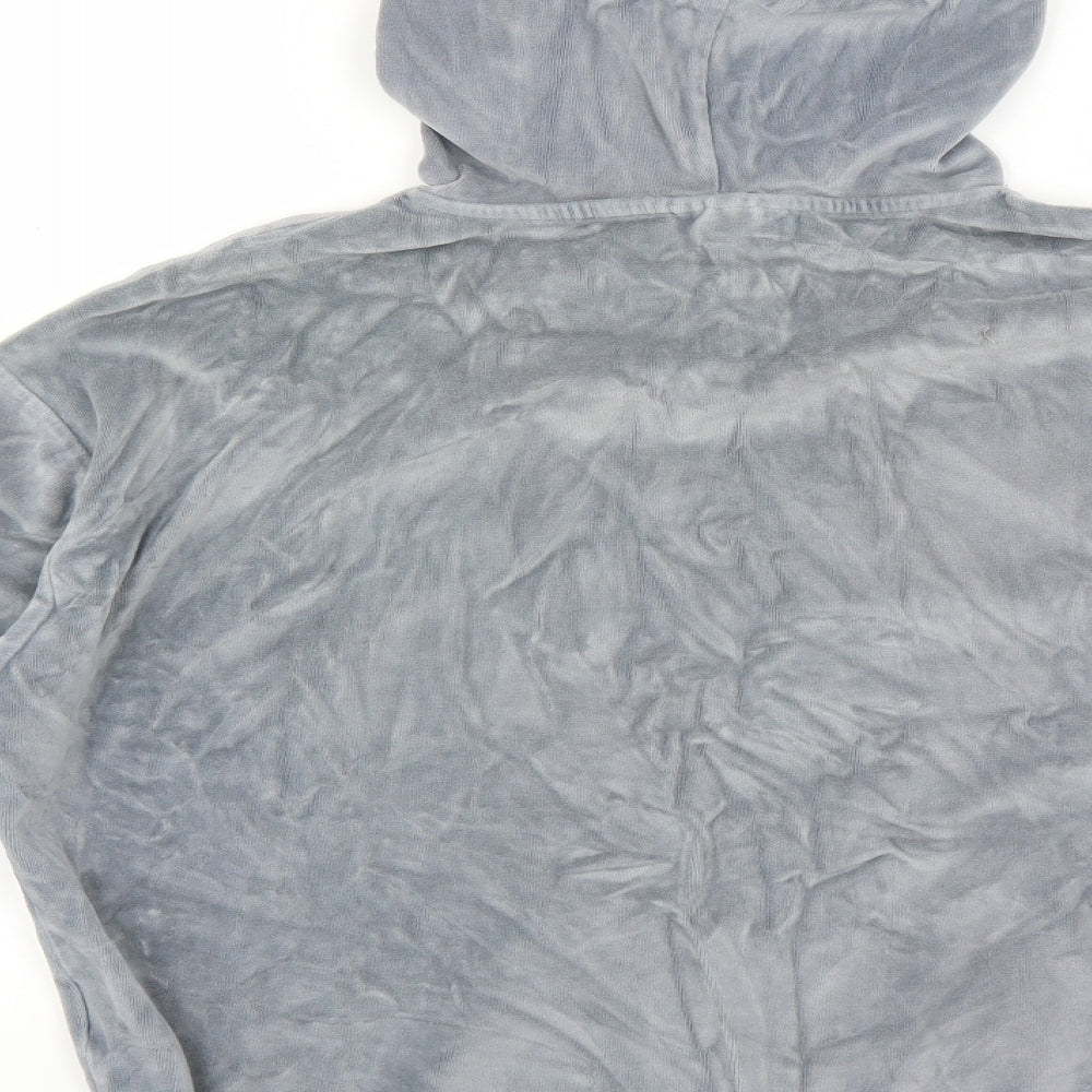 Topshop Womens Grey Pullover Hoodie Size 8