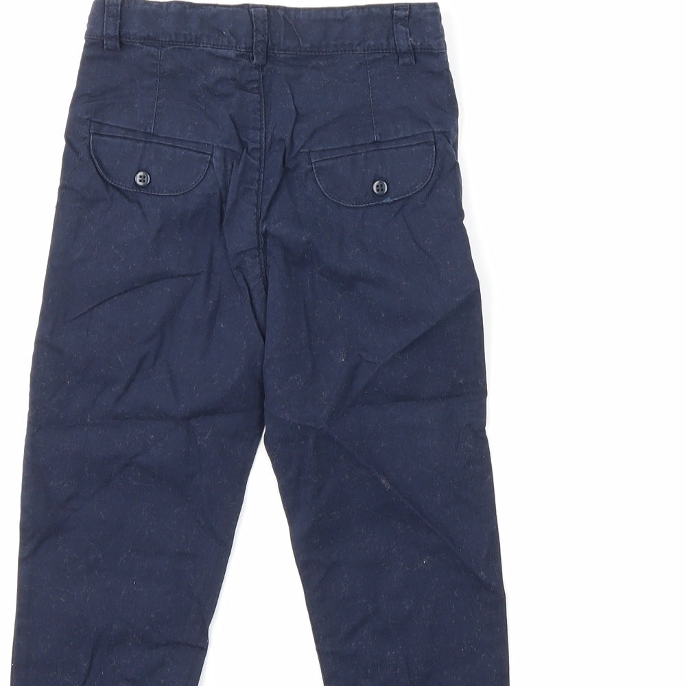Preworn Boys Blue Chino Trousers Size 2 Years