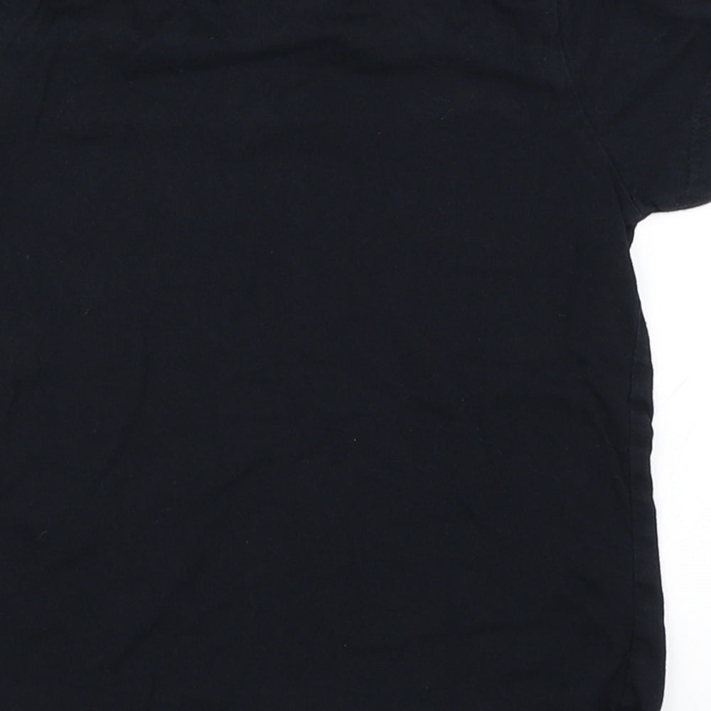 Primark Boys Black Basic T-Shirt Size 4-5 Years