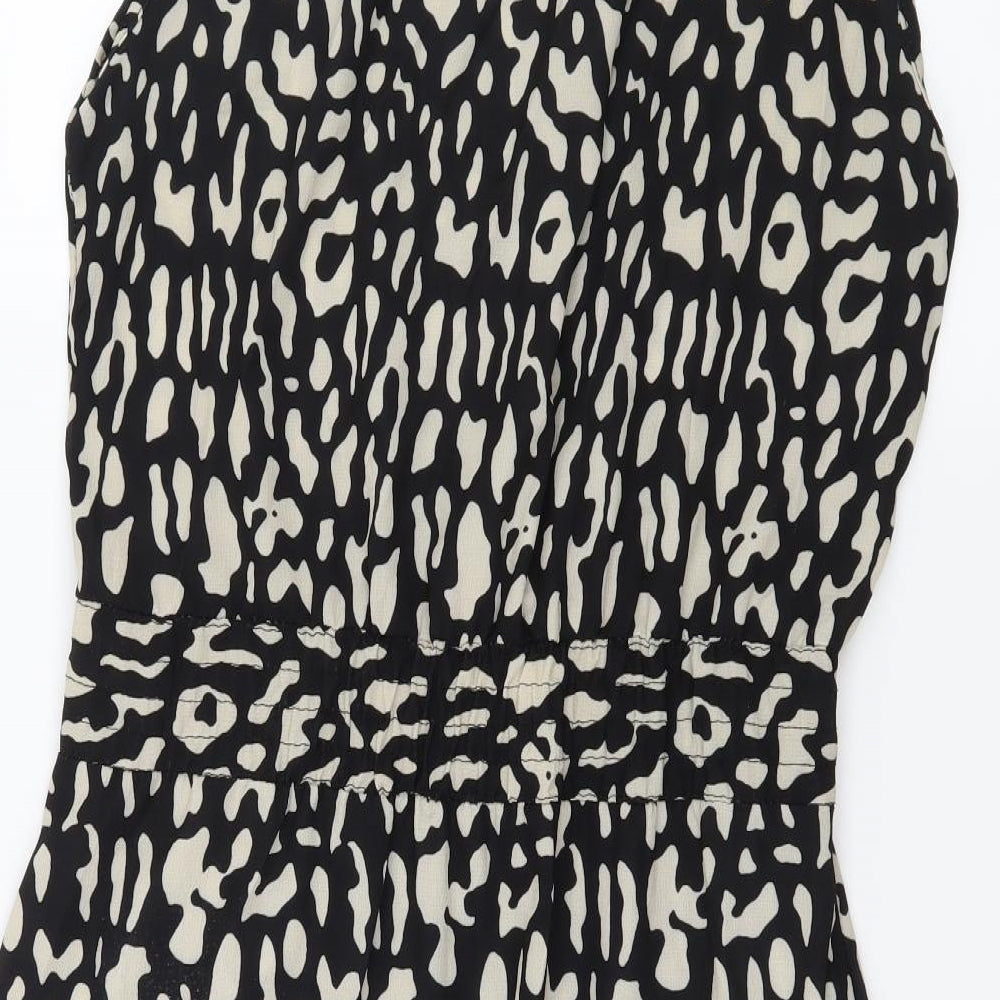Cameo Rose Womens Brown Animal Print Fit & Flare Size M