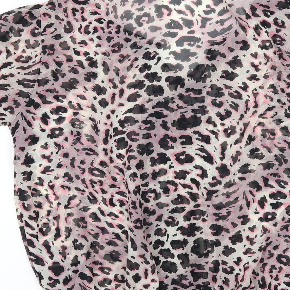 NEXT Womens Multicoloured Animal Print Tunic Blouse Size 10