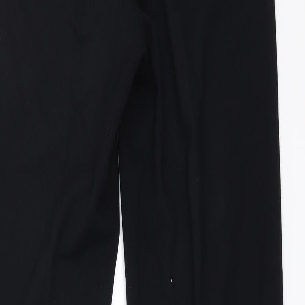 Marks and Spencer Womens Black Trousers Size 8 L29 in