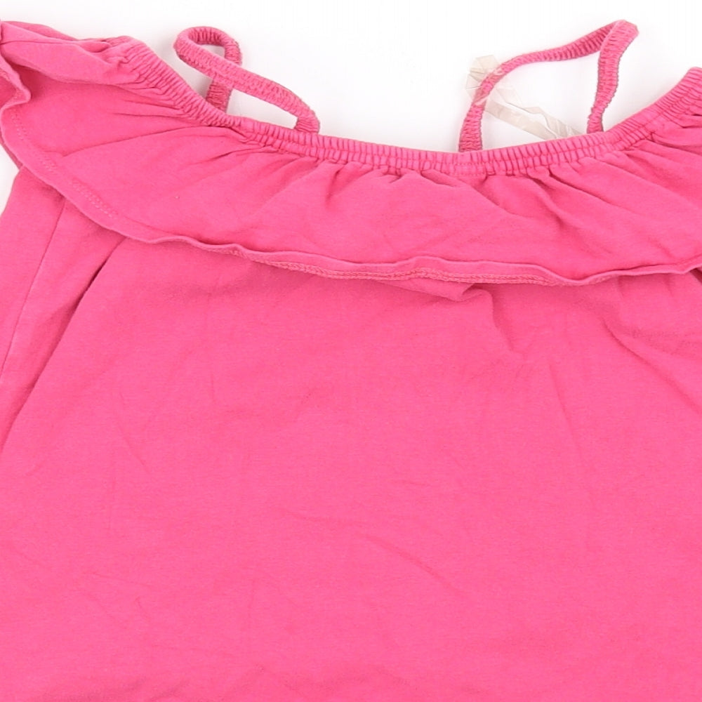 John Lewis Girls Pink Basic T-Shirt Size 8 Years