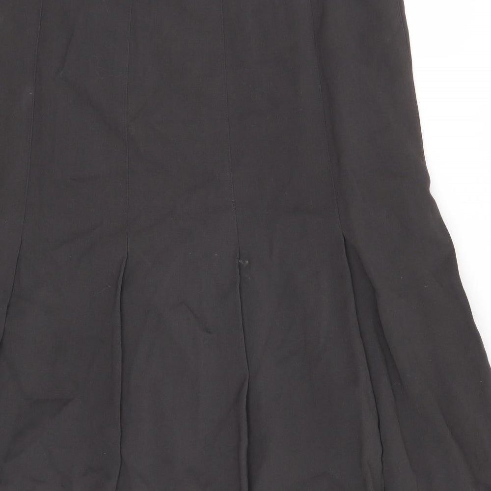 Linea Womens Grey A-Line Skirt Size 12