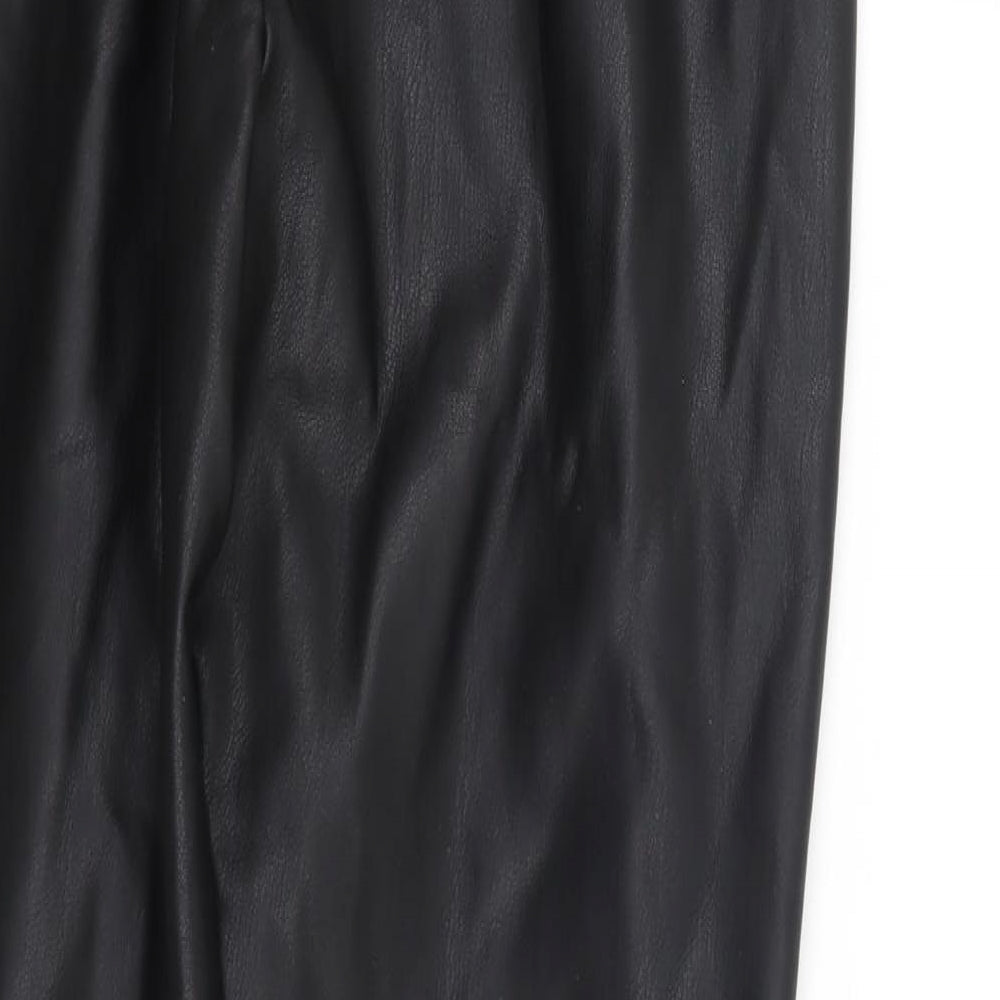 Dorothy Perkins Womens Black Trousers Size 12 L27 in