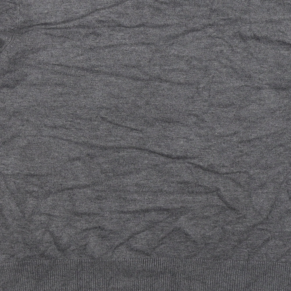 H&M Womens Grey Knit Pullover Jumper Size M