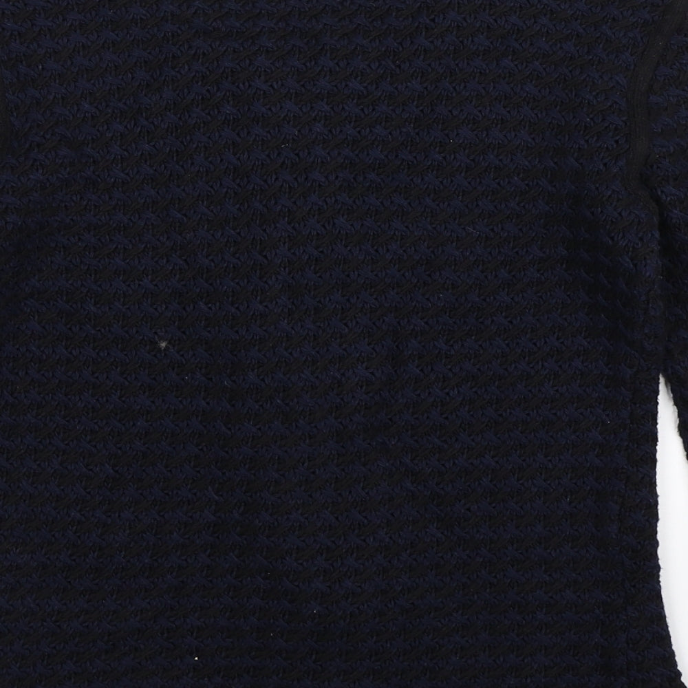 La Redoute Womens Blue Knit Cardigan Jumper Size 10
